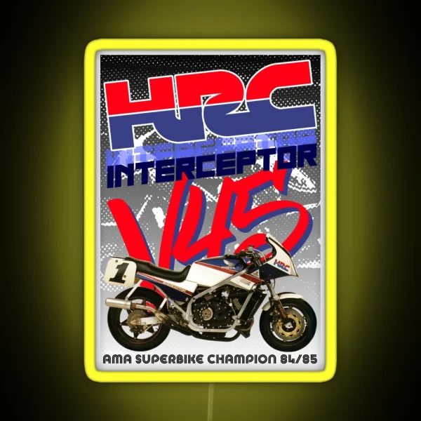VF750F INTERCEPTOR RGB Neon Sign