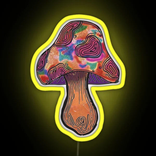 Vibing Shroom RGB Neon Sign