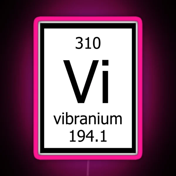 Vibranium RGB Neon Sign