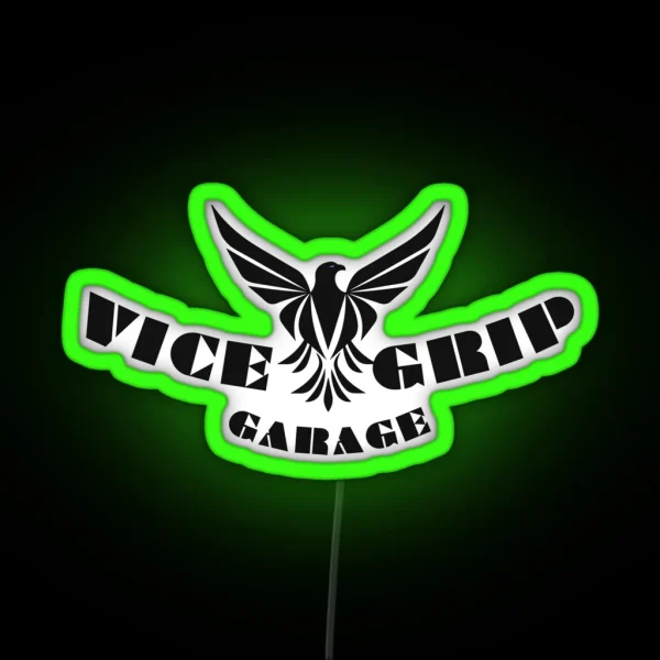 Vice Grip Garage RGB Neon Sign