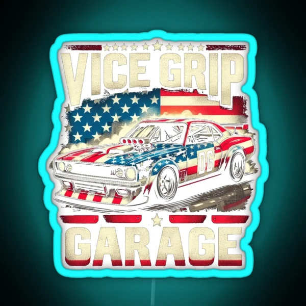 Vice Grip Garage RGB Neon Sign