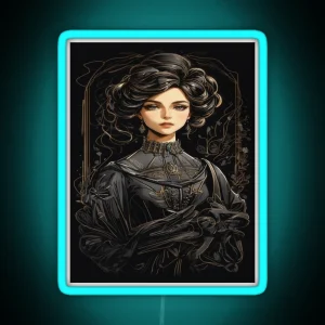 Victorian Girl RGB Neon Sign