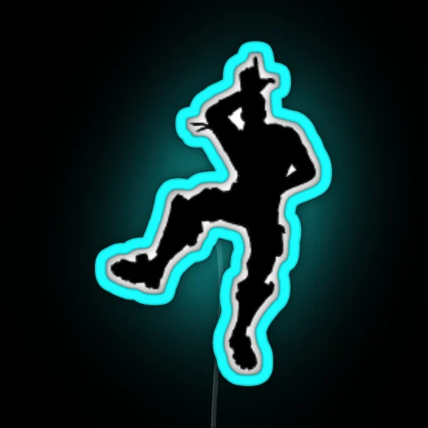 Victory Dance Battle Royale RGB Neon Sign