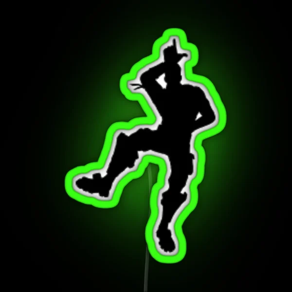 Victory Dance Battle Royale RGB Neon Sign