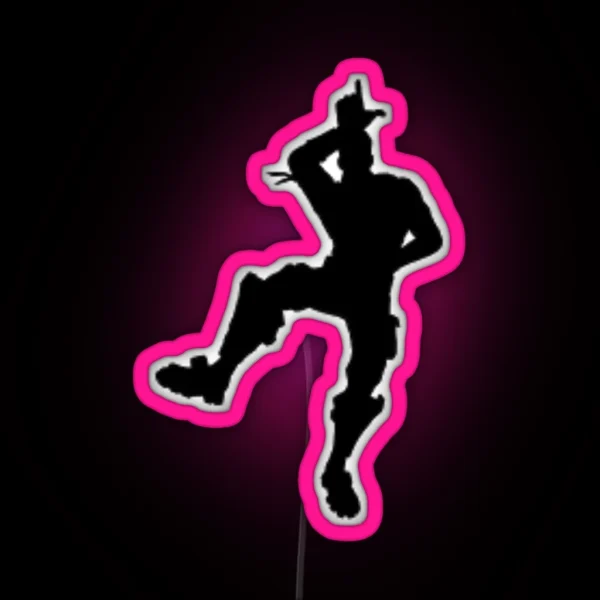 Victory Dance Battle Royale RGB Neon Sign