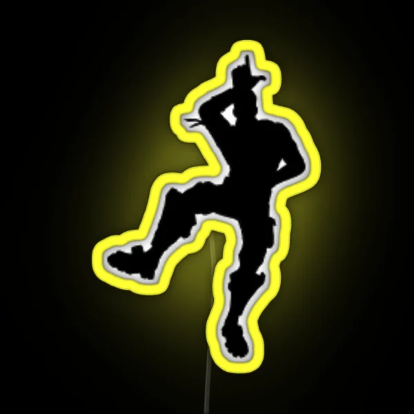 Victory Dance Battle Royale RGB Neon Sign