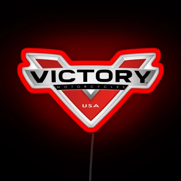 Victory Motorcycles RGB Neon Sign