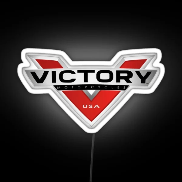 Victory Motorcycles RGB Neon Sign