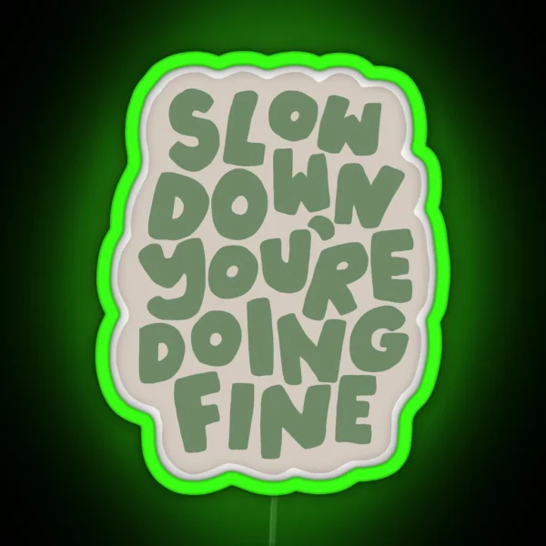 Vienna Billy Joel Lyrics RGB Neon Sign