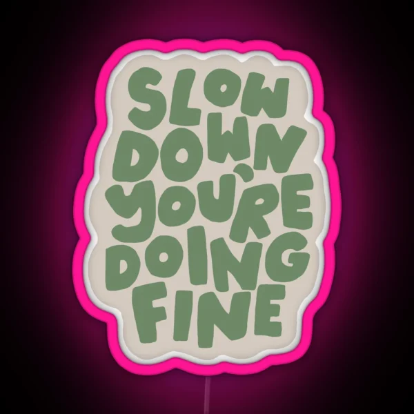 Vienna Billy Joel Lyrics RGB Neon Sign