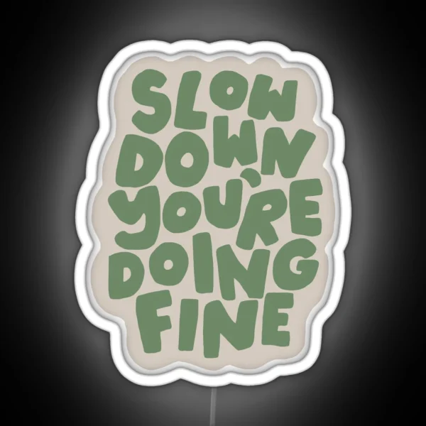 Vienna Billy Joel Lyrics RGB Neon Sign