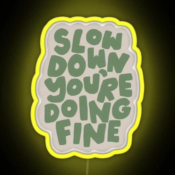 Vienna Billy Joel Lyrics RGB Neon Sign