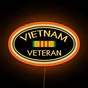 Vietnam Veteran RGB Neon Sign