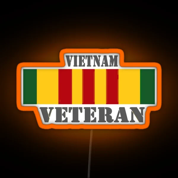 Vietnam Veteran RGB Neon Sign