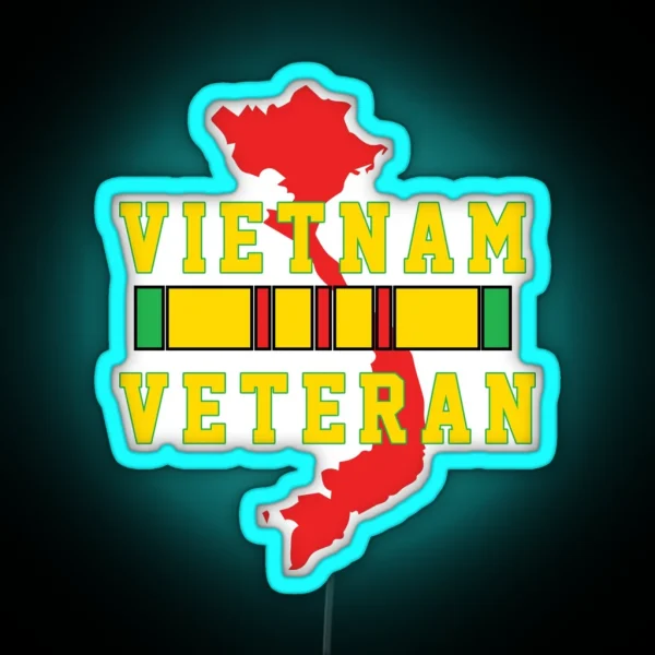 Vietnam Veteran RGB Neon Sign