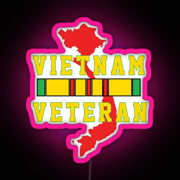 Vietnam Veteran RGB Neon Sign