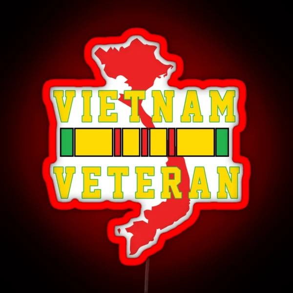 Vietnam Veteran RGB Neon Sign