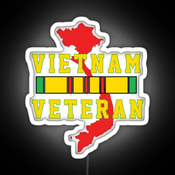 Vietnam Veteran RGB Neon Sign