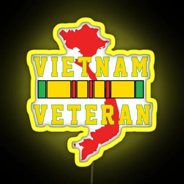 Vietnam Veteran RGB Neon Sign