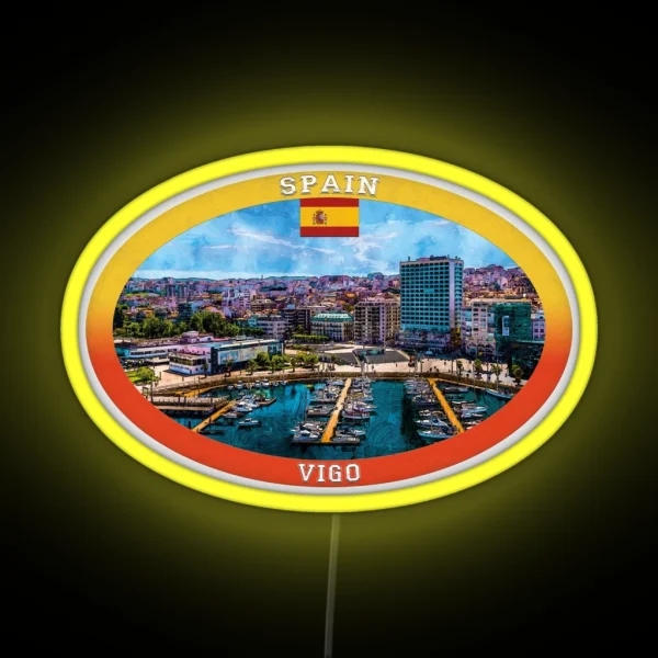 Vigo Spain Travel RGB Neon Sign
