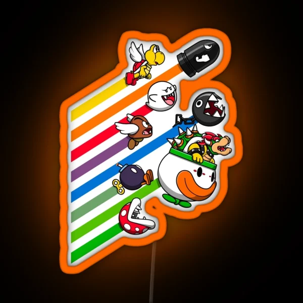 Villains Of Gaming RGB Neon Sign