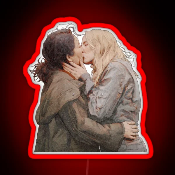 Villaneve Kiss Take Your Time To Read The Things You RGB Neon Sign