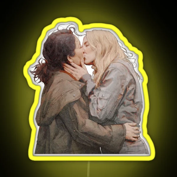 Villaneve Kiss Take Your Time To Read The Things You RGB Neon Sign