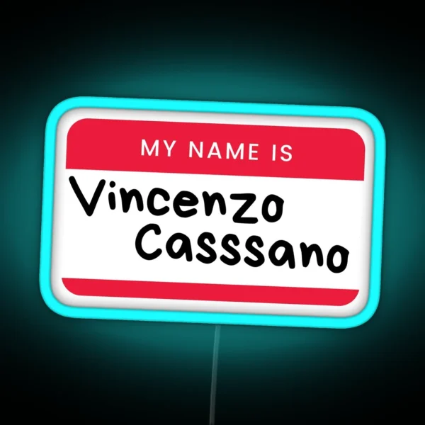Vinceno Nametag RGB Neon Sign