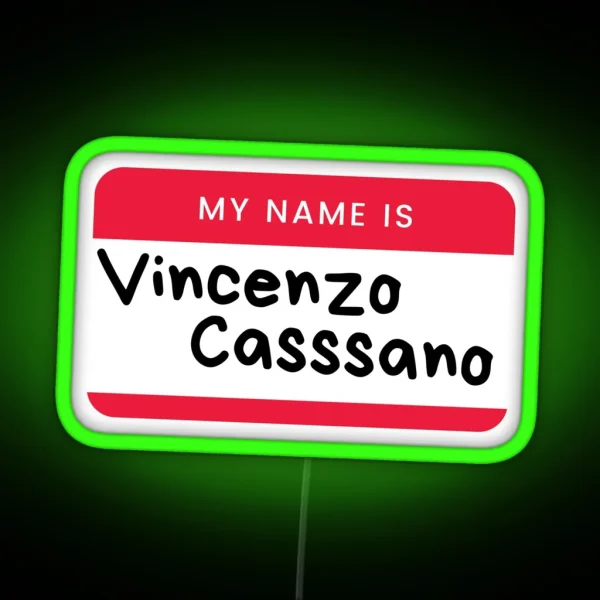 Vinceno Nametag RGB Neon Sign