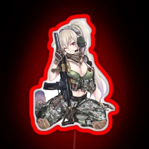 Vintage Arts Ecchi Art Military Easy You Do Smart For The Best Girls Boys RGB Neon Sign