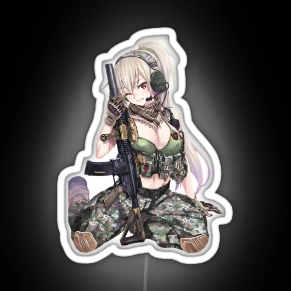 Vintage Arts Ecchi Art Military Easy You Do RGB Neon Sign