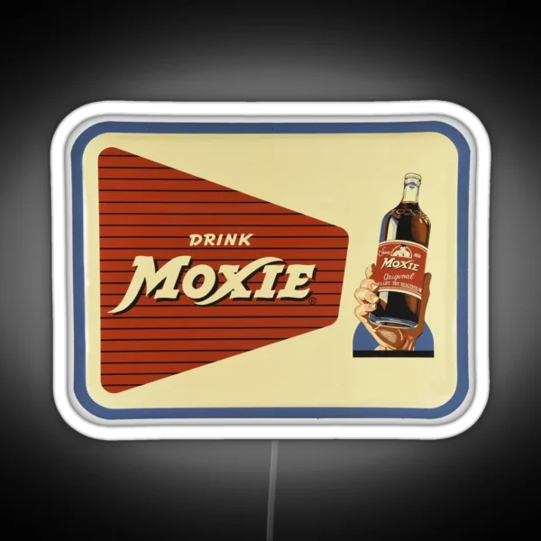 Vintage Drink Moxie RGB Neon Sign