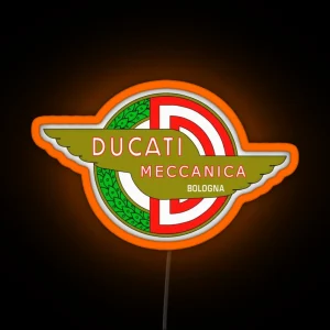 VINTAGE DUCATI Led RGB Neon Sign