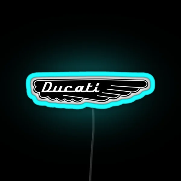 VINTAGE DUCATI Led RGB Neon Sign