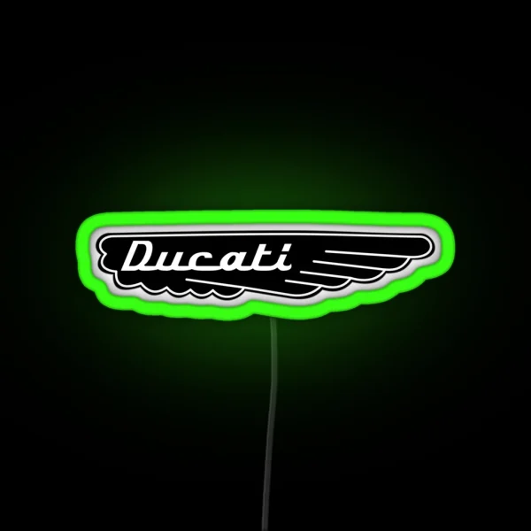 VINTAGE DUCATI Led RGB Neon Sign
