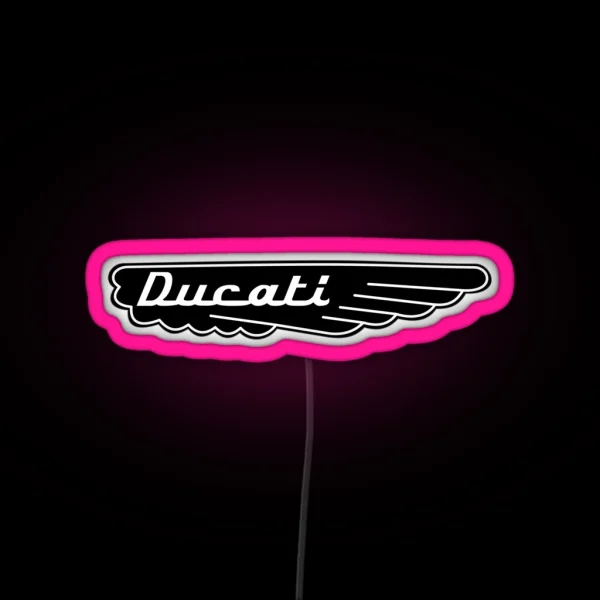 VINTAGE DUCATI Led RGB Neon Sign