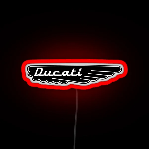 VINTAGE DUCATI Led RGB Neon Sign