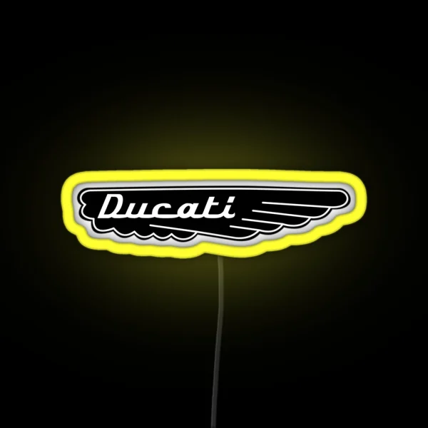 VINTAGE DUCATI Led RGB Neon Sign
