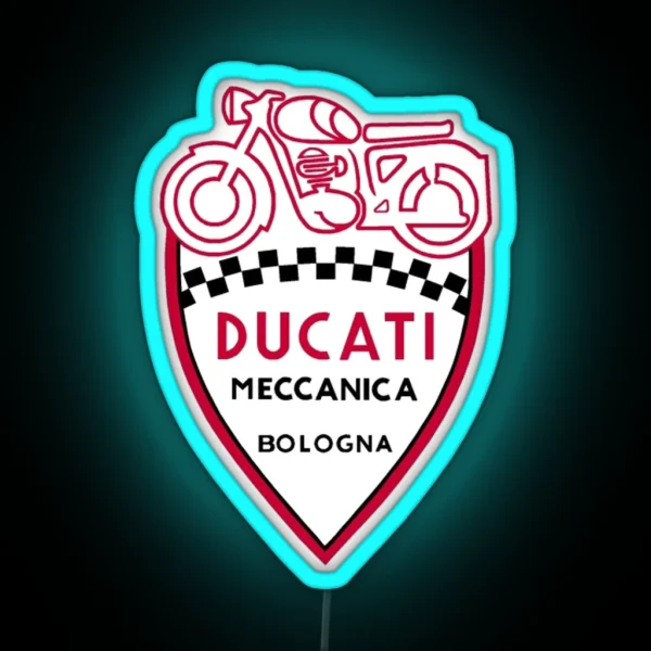 VINTAGE DUCATI RACING RGB Neon Sign