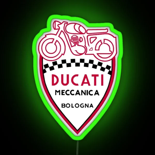VINTAGE DUCATI RACING RGB Neon Sign