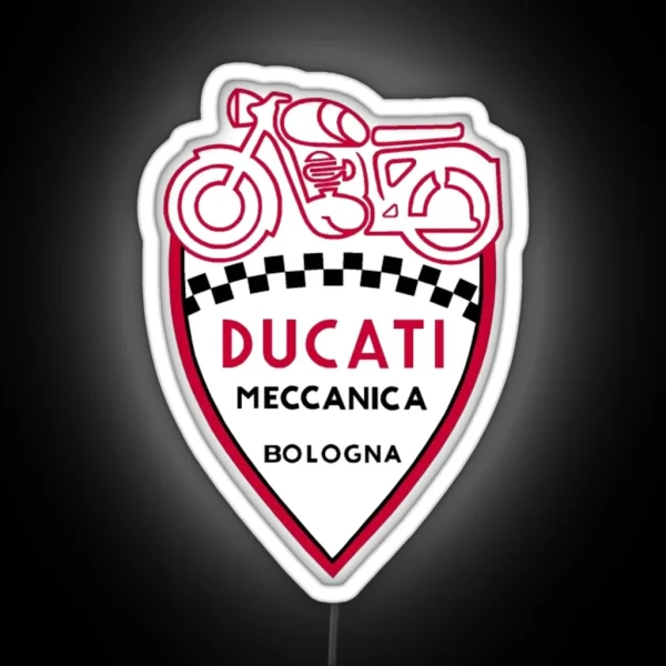 VINTAGE DUCATI RACING RGB Neon Sign