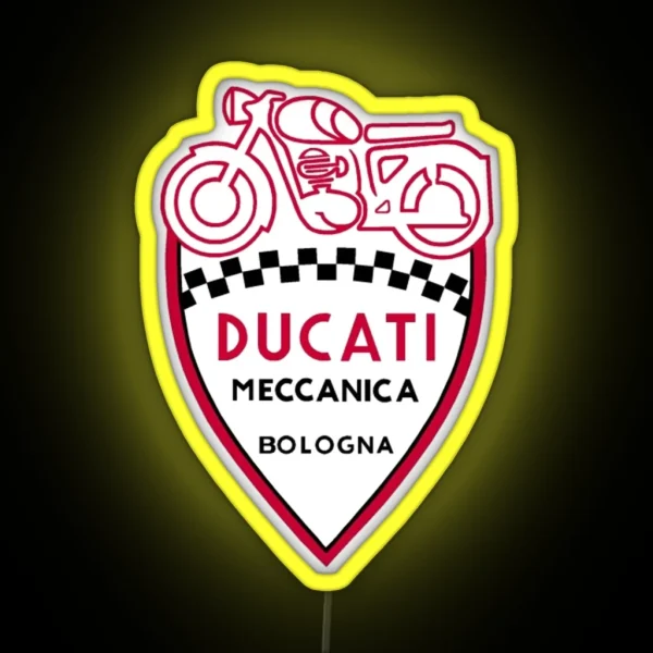 VINTAGE DUCATI RACING RGB Neon Sign