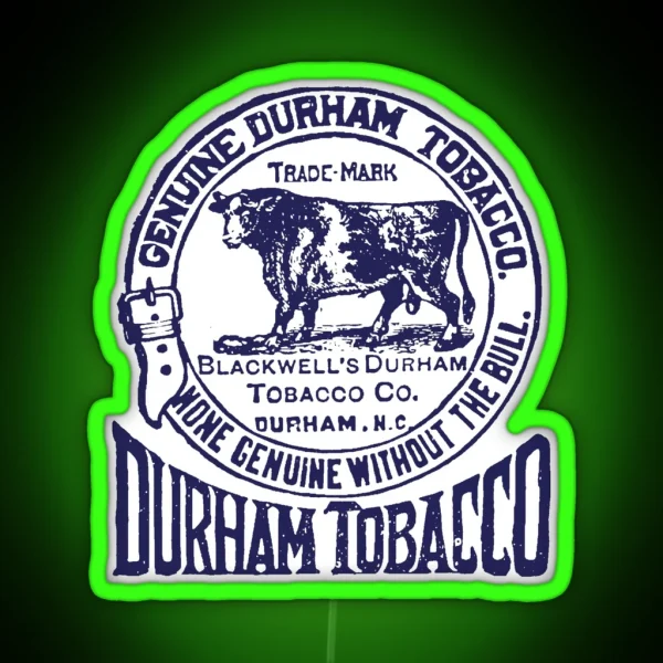 Vintage Durham Tobacco RGB Neon Sign