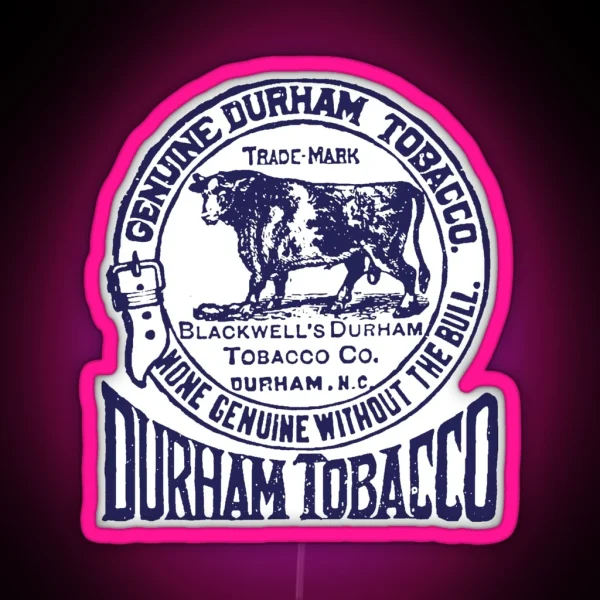 Vintage Durham Tobacco RGB Neon Sign