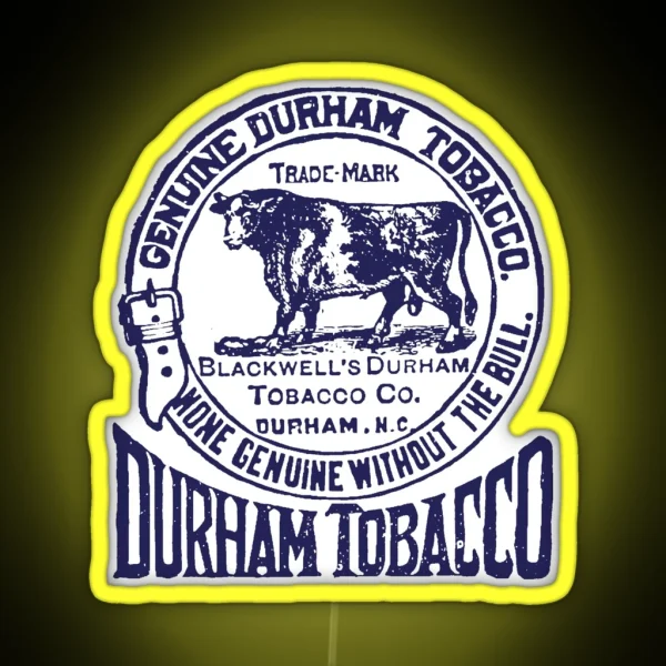 Vintage Durham Tobacco RGB Neon Sign