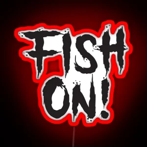 Vintage Fish On RGB Neon Sign