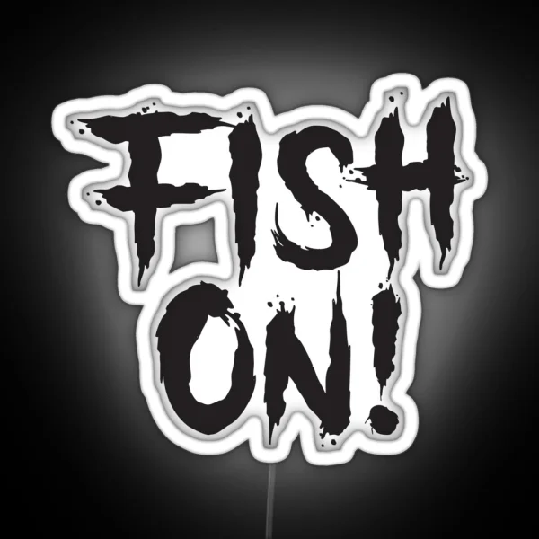 Vintage Fish On RGB Neon Sign