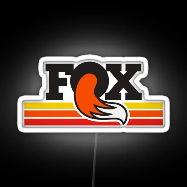 Vintage Fox Design RGB Neon Sign
