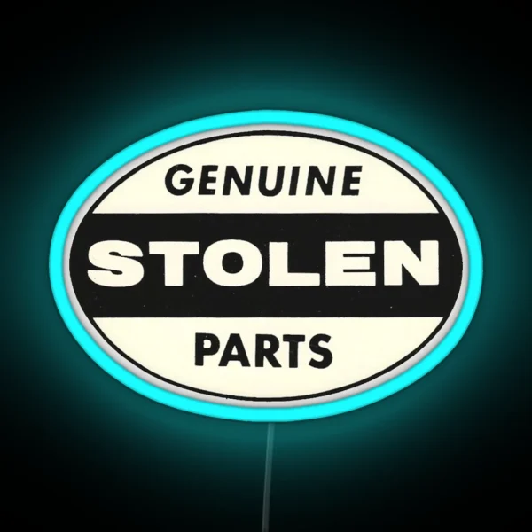 Vintage Genuine Stolen Parts RGB Neon Sign