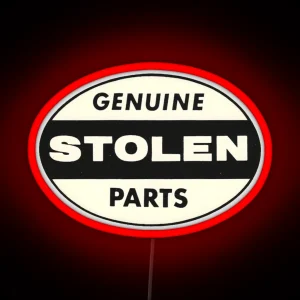 Vintage Genuine Stolen Parts RGB Neon Sign